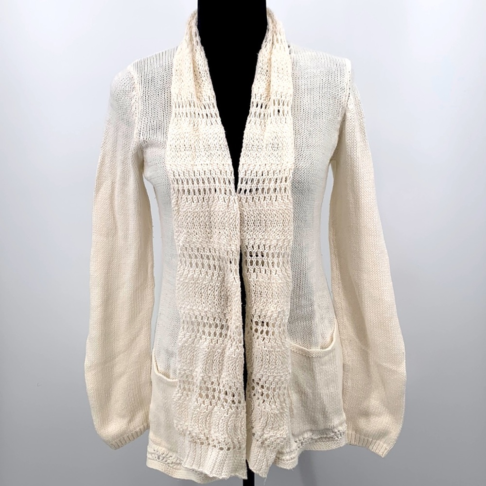 Anthropologie Angel of the North sweater Cardigan size Medium